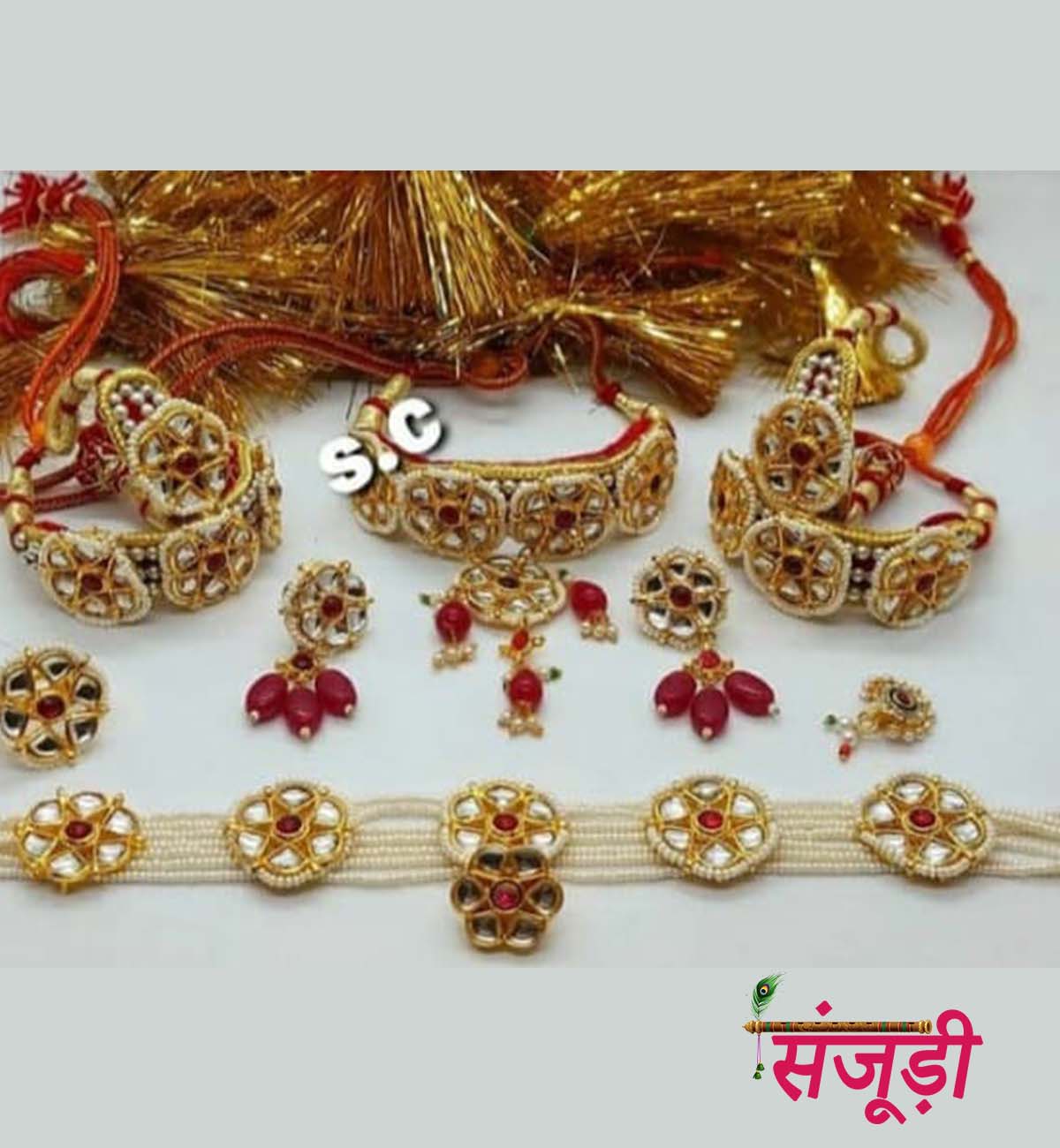 Mini Rajwadi Kundan Set 