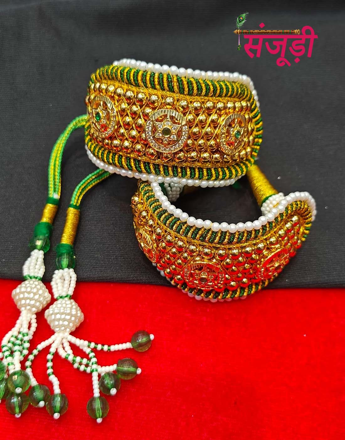 Rajputi Pochi with Single Pendant